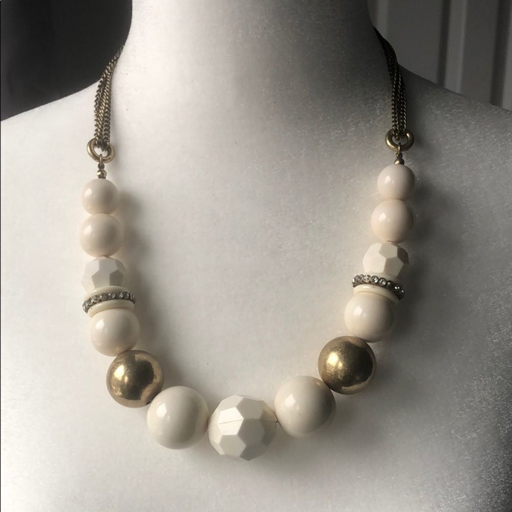 New Stephan & Co Chunky Beaded Necklace
